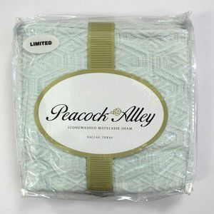Peacock Alley One Stonewash Matelasse Cotton Sham